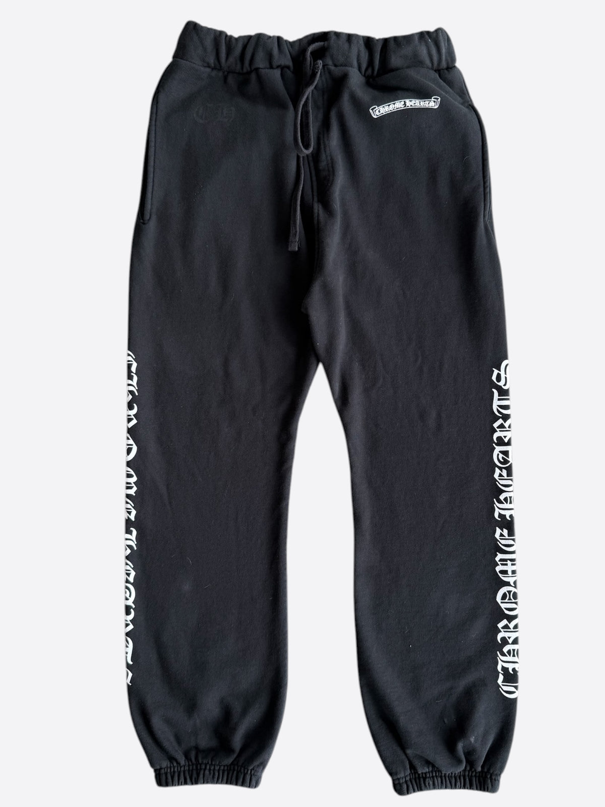 Chrome Hearts Black & White Logo Sweatpants