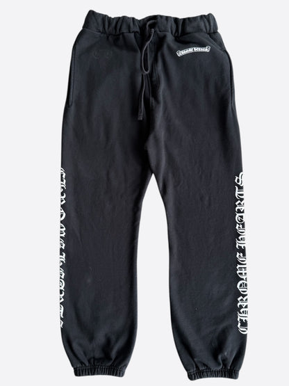 Chrome Hearts Black & White Logo Sweatpants