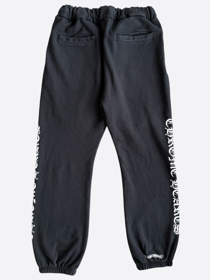 Chrome Hearts Black & White Logo Sweatpants