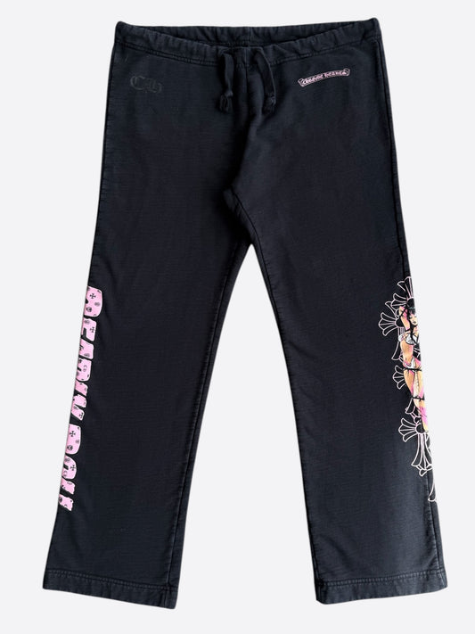Chrome Hearts Black & Pink Deadly Doll Sweatpants