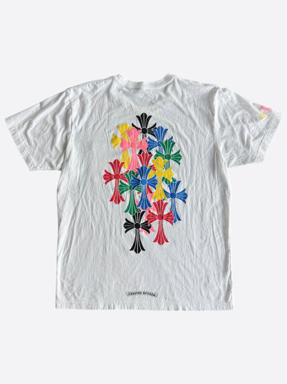 Chrome Hearts White Multicolor Cross T-Shirt