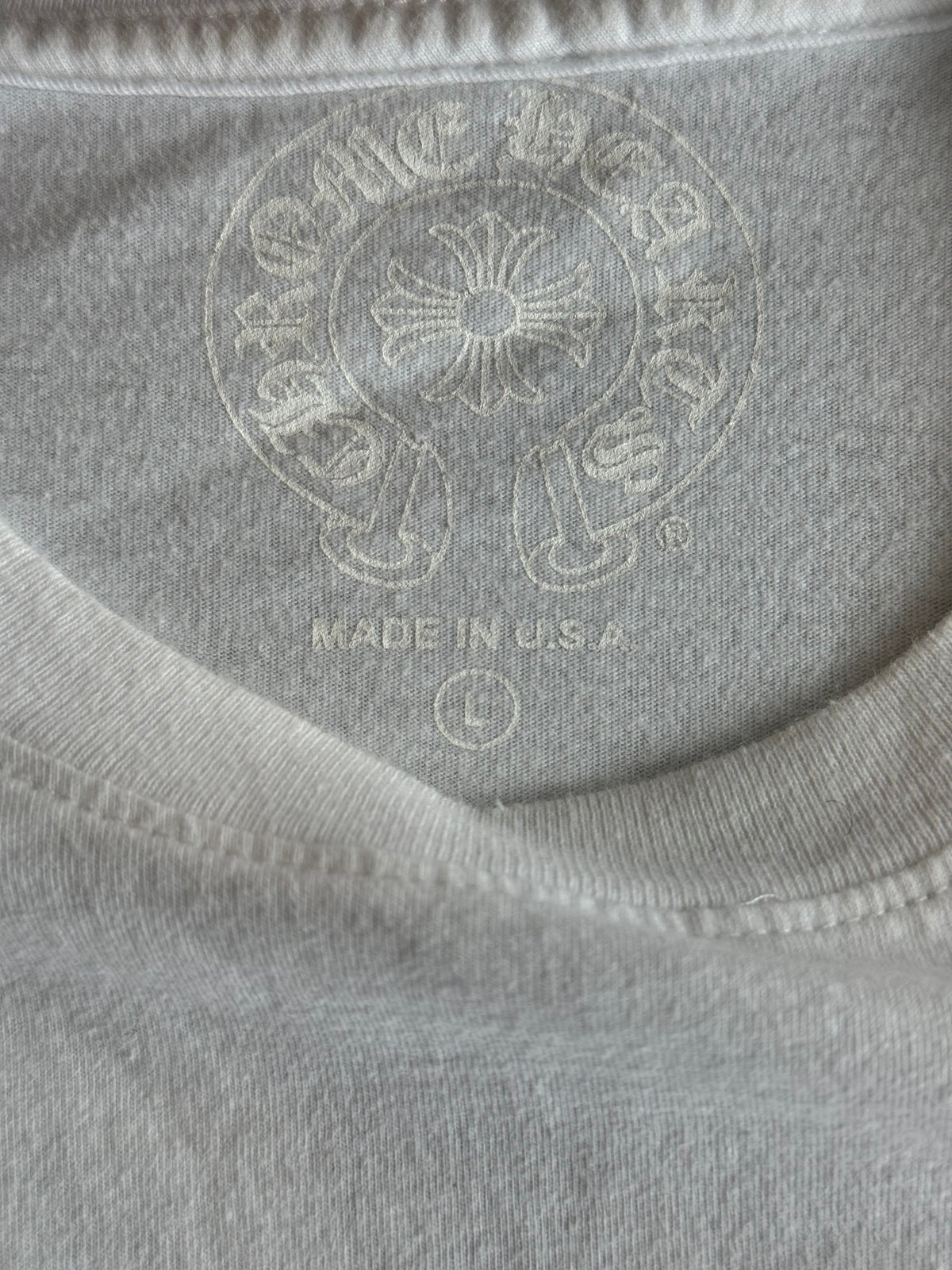 Chrome Hearts White Multicolor Cross T-Shirt