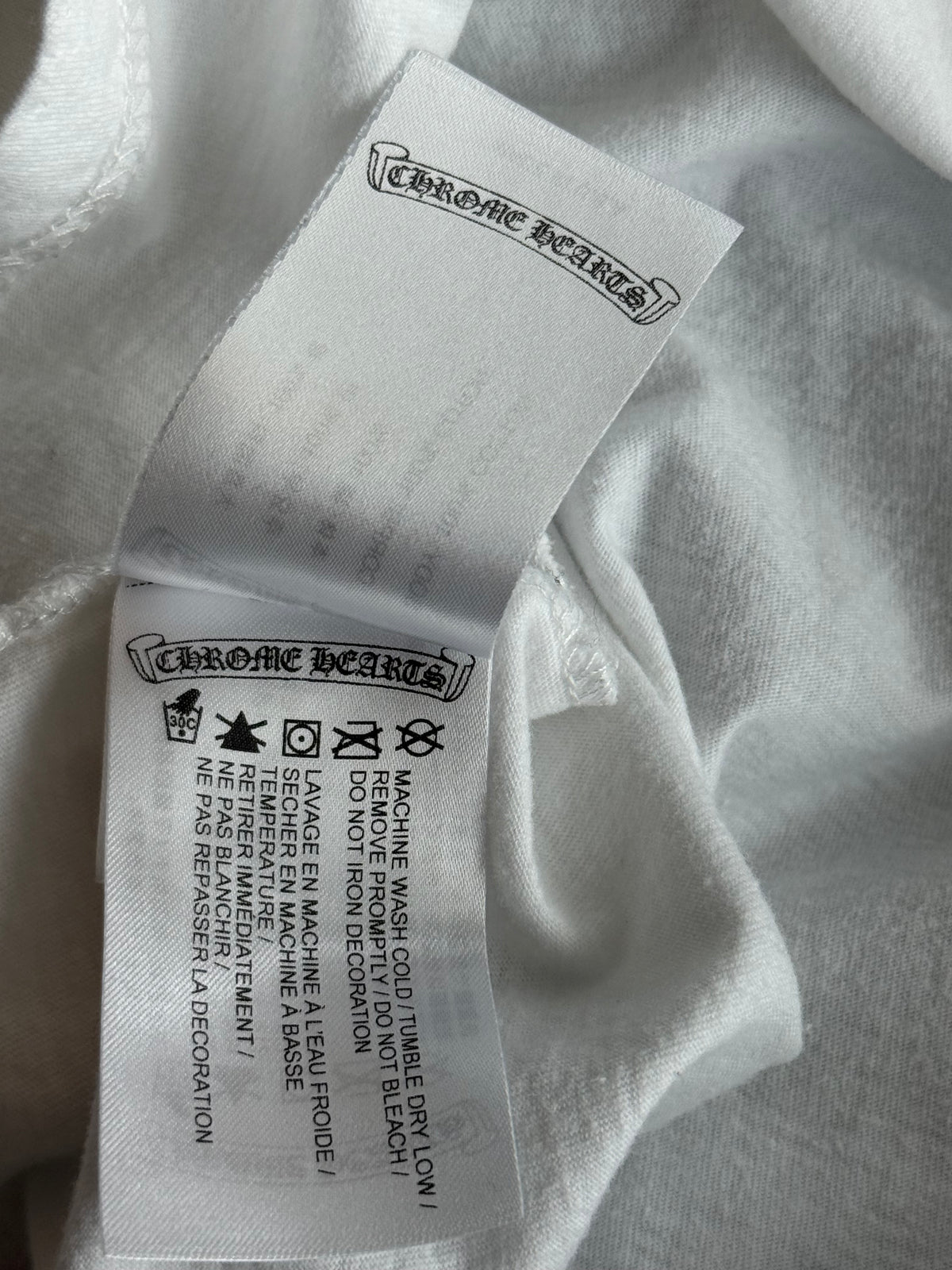 Chrome Hearts White Multicolor Cross T-Shirt