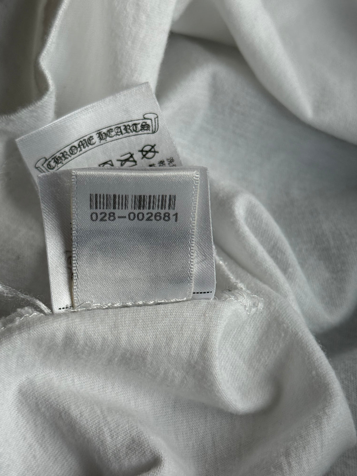 Chrome Hearts White Multicolor Cross T-Shirt