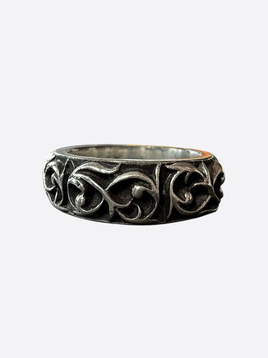 Chrome Hearts Silver Eternity Vine Band Ring