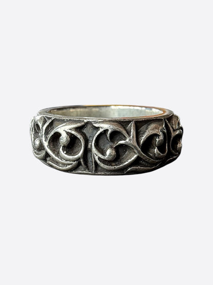 Chrome Hearts Silver Eternity Vine Band Ring