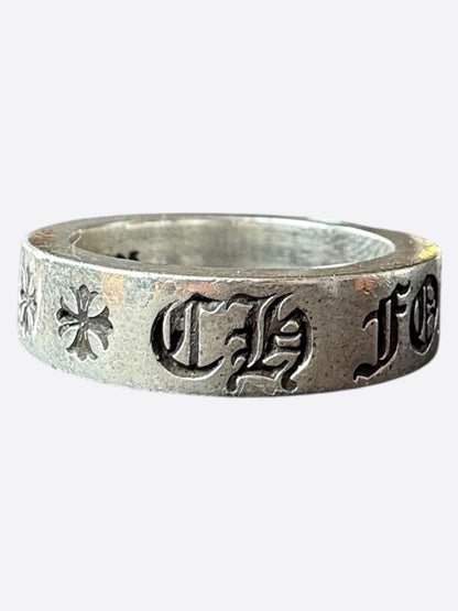 Chrome Hearts Silver Forever Ring