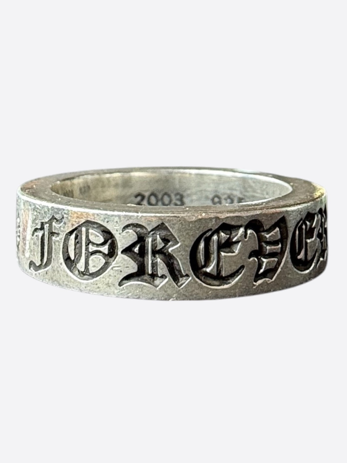 Chrome Hearts Silver Forever Ring