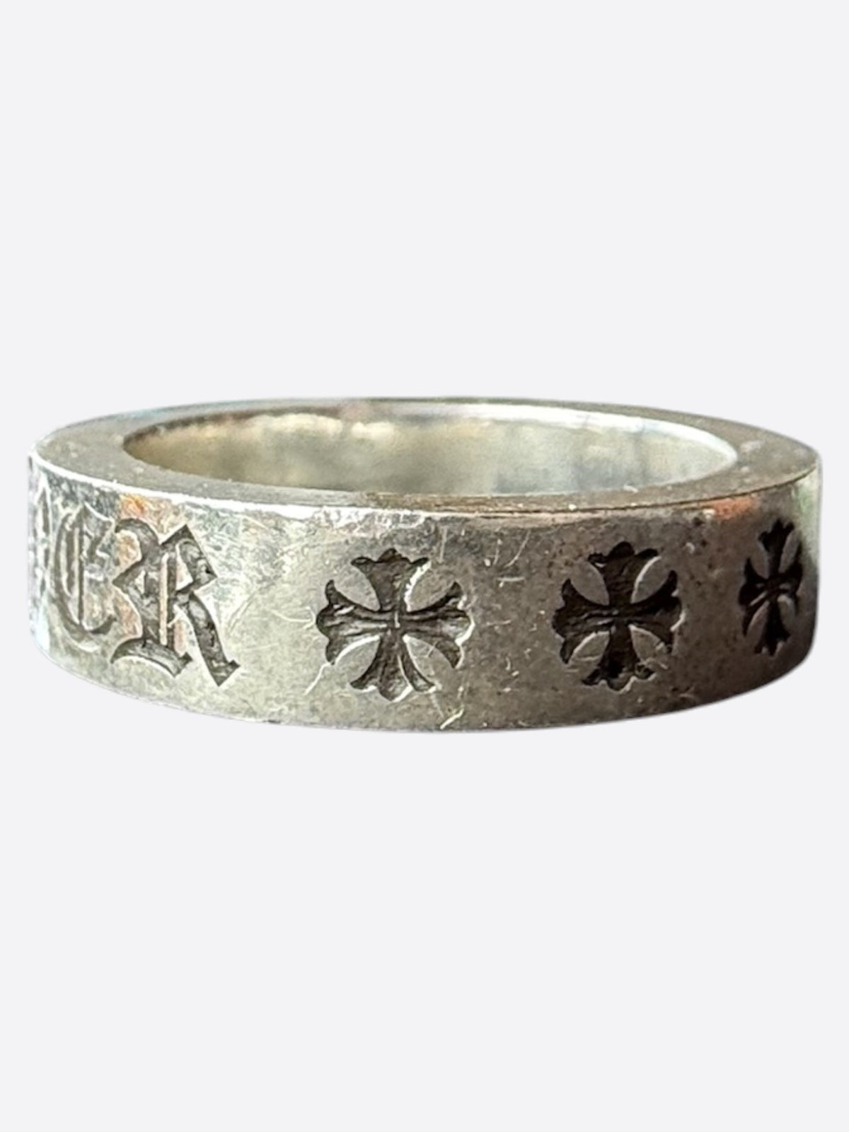Chrome Hearts Silver Forever Ring