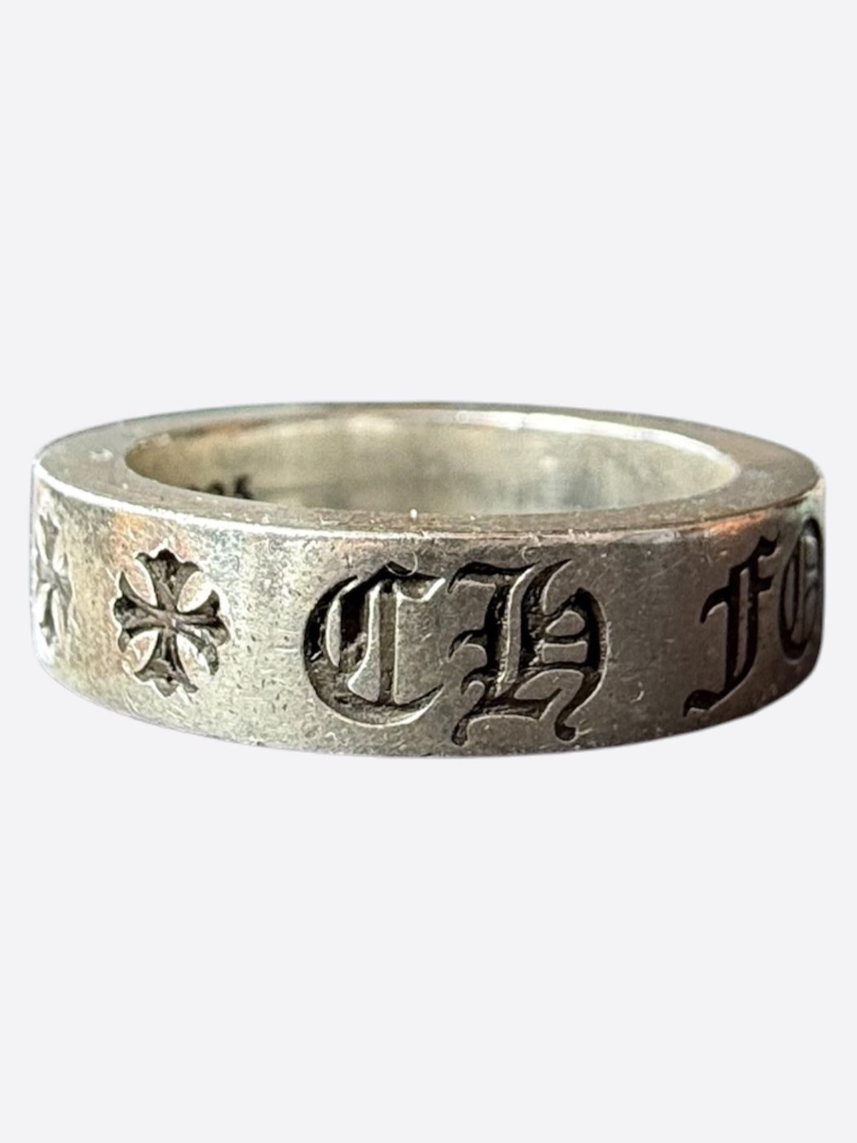 Chrome Hearts Silver Forever Ring