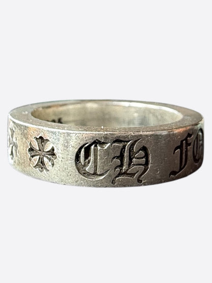 Chrome Hearts Silver Forever Ring
