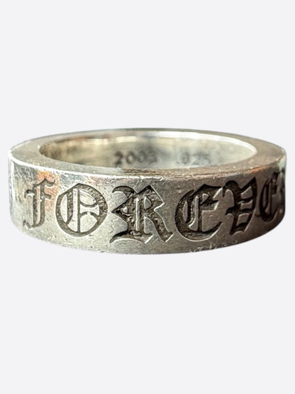 Chrome Hearts Silver Forever Ring