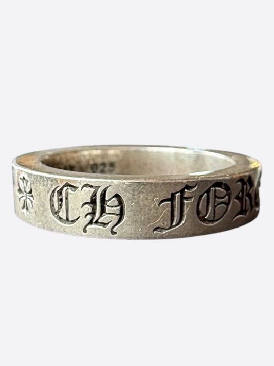 Chrome Hearts Silver Forever Ring