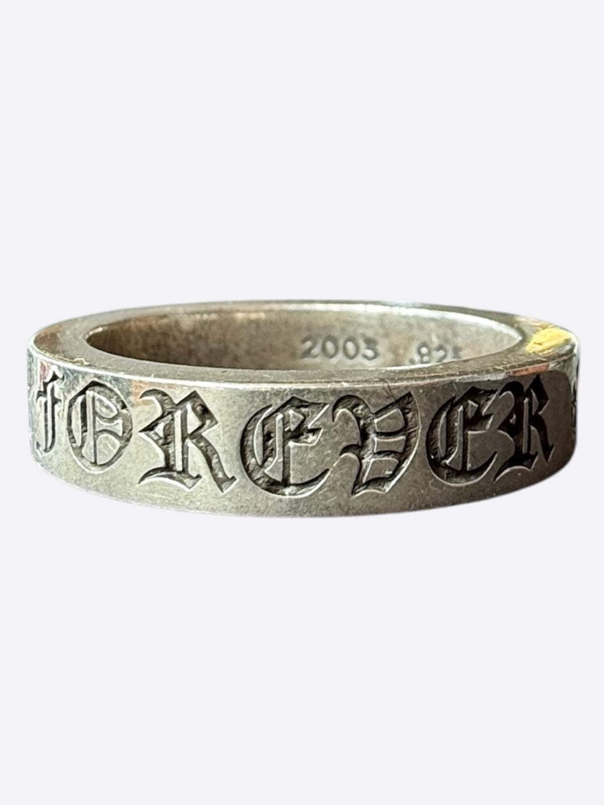 Chrome Hearts Silver Forever Ring