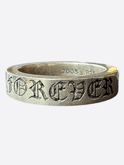 Chrome Hearts Silver Forever Ring