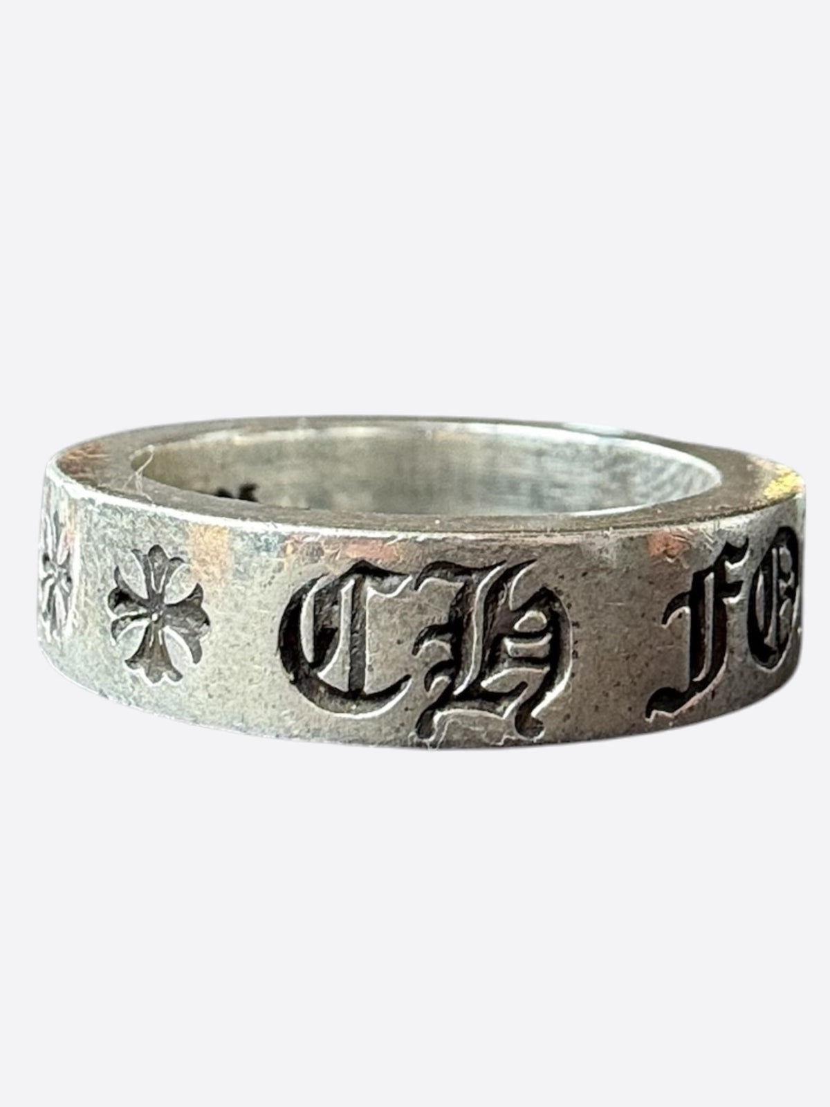 Chrome Hearts Silver Forever Ring