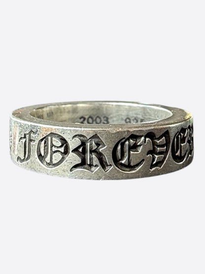 Chrome Hearts Silver Forever Ring