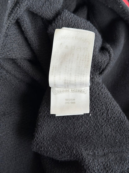 Chrome Hearts Black USA Flag Scroll Logo Hoodie