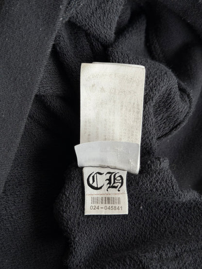 Chrome Hearts Black USA Flag Scroll Logo Hoodie