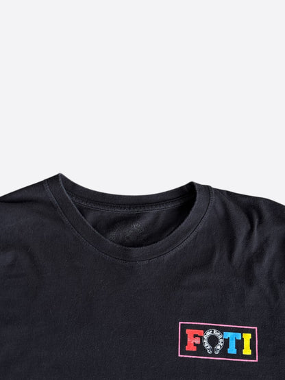 Chrome Hearts Black Multicolor Foti Logo Longsleeve T-Shirt