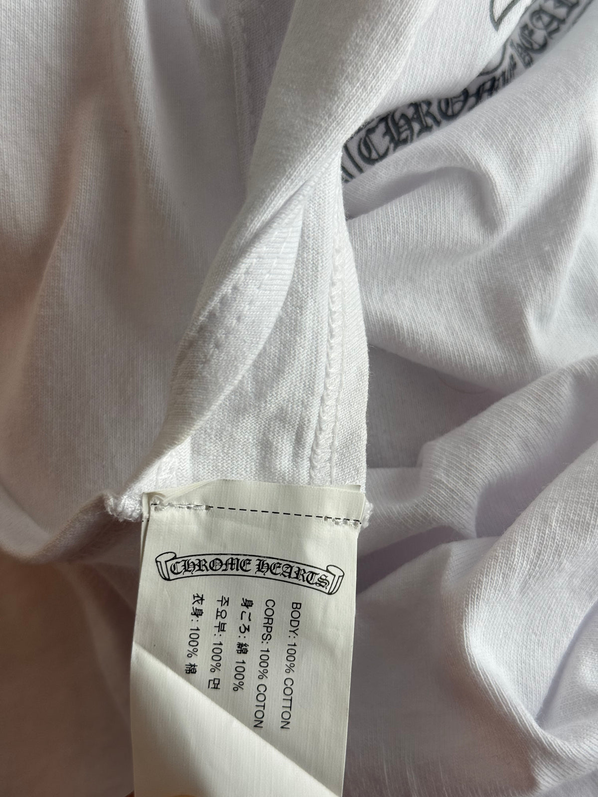 Chrome Hearts White & Black Cross Graphic Tank Top