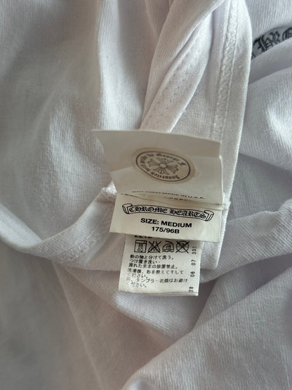 Chrome Hearts White & Black Cross Graphic Tank Top