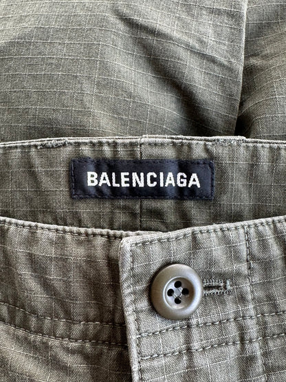 Balenciaga Olive Cargo Pants