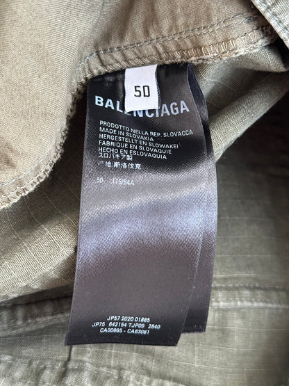 Balenciaga Olive Cargo Pants