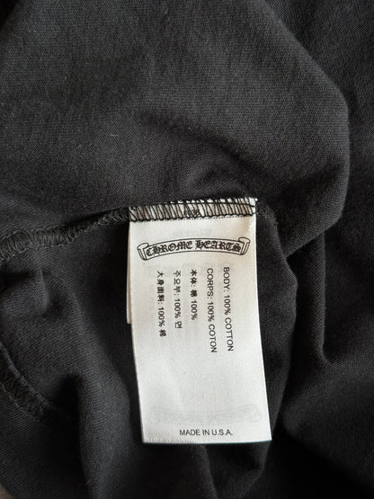 Chrome Hearts Black & Green Staff Horseshoe Logo Longsleeve T-Shirt