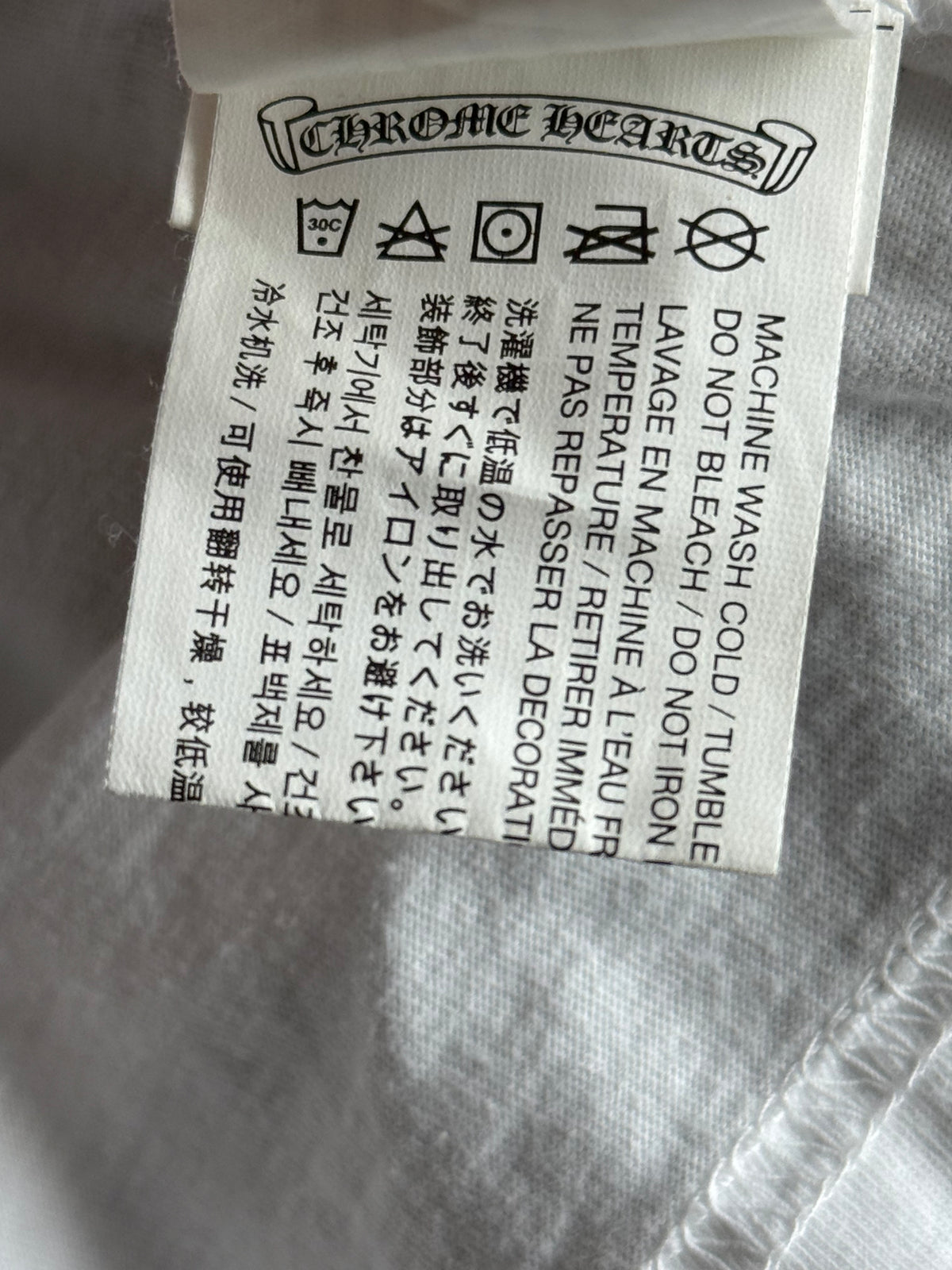 Chrome Hearts Maxfield Matty Boy White Sex Records Santa Claus T-Shirt
