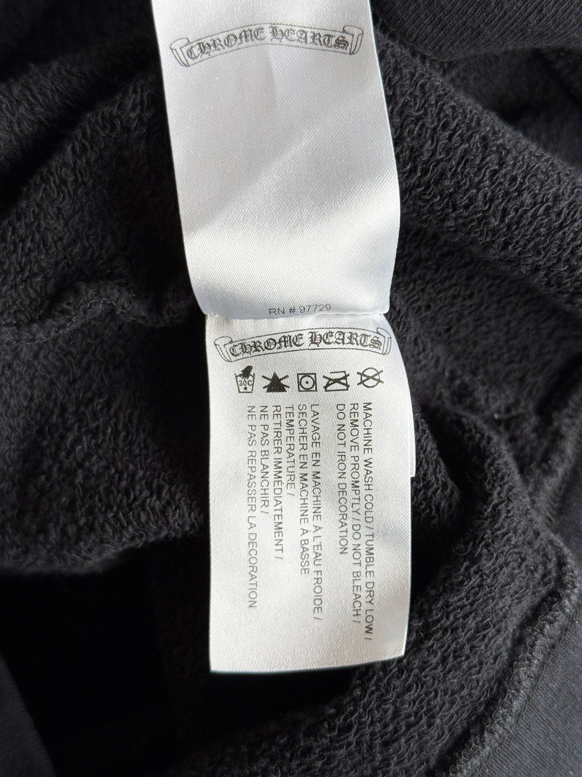 Chrome Hearts Matty Boy Black Chomper Sweater