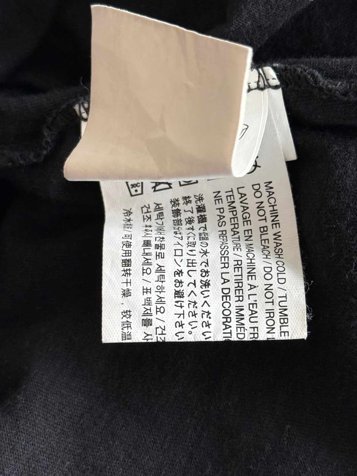 Chrome Hearts Black & White Horseshoe Logo Longsleeve T-Shirt