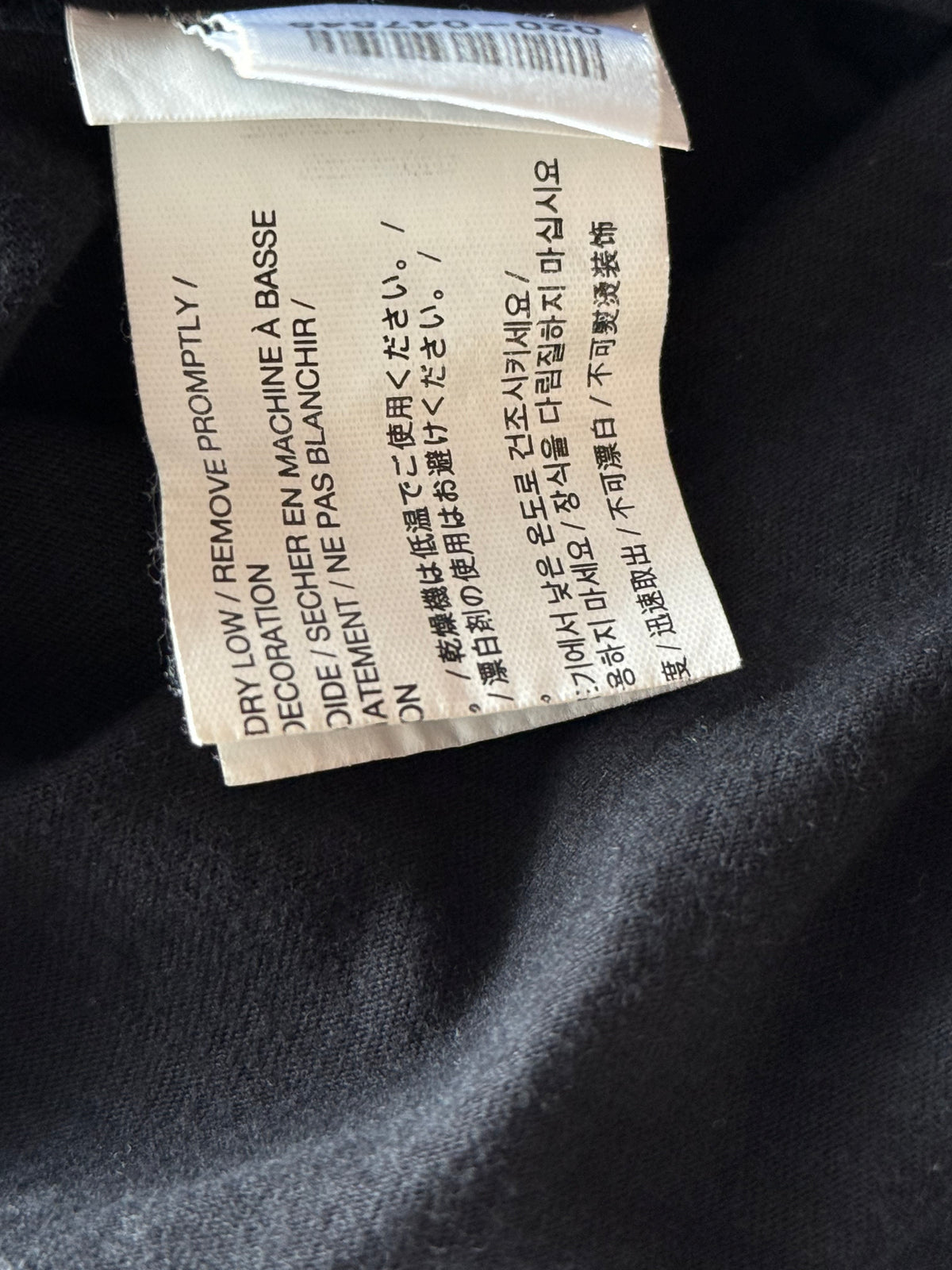 Chrome Hearts Black & White Horseshoe Logo Longsleeve T-Shirt