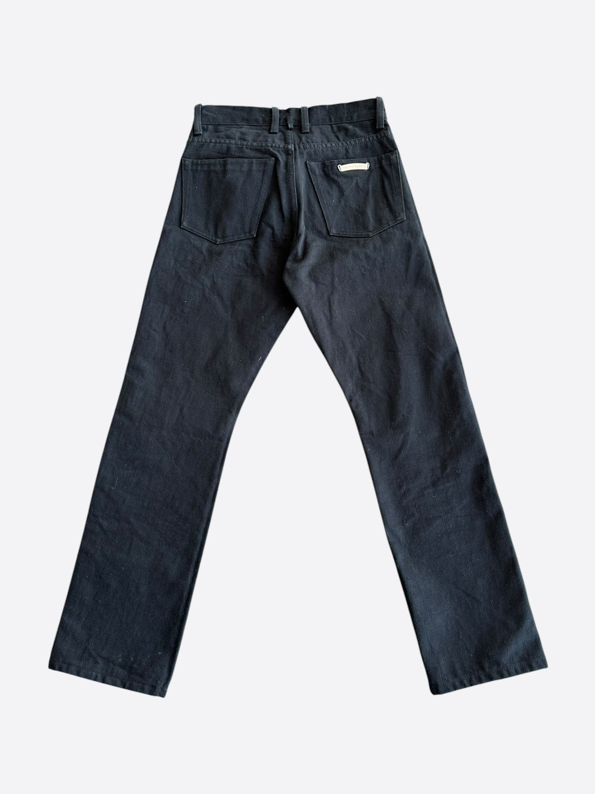 Chrome Hearts Black Fleur Knee Jeans