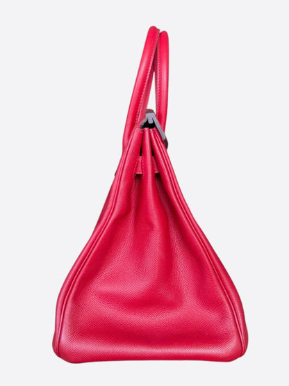 Hermes Rouge Casaque Epsom & Gold Hardware Birkin 35