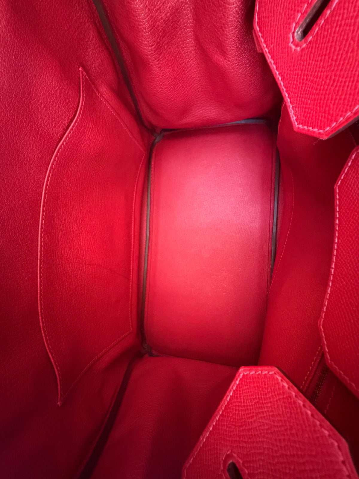 Hermes Rouge Casaque Epsom & Gold Hardware Birkin 35