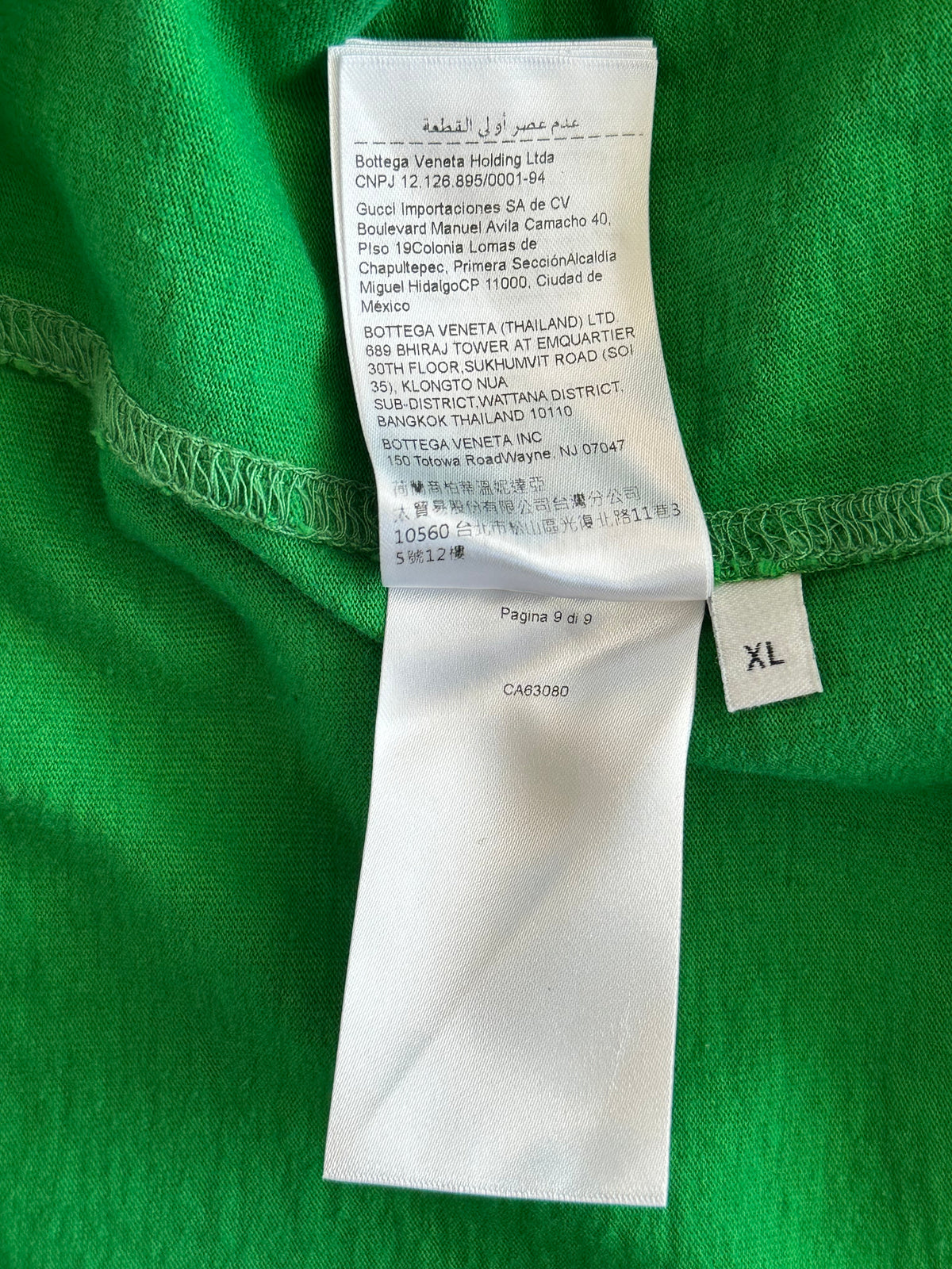 Bottega Veneta Green T-Shirt