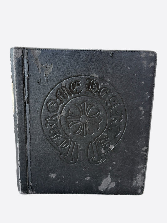 Chrome Hearts Black Leather Binder