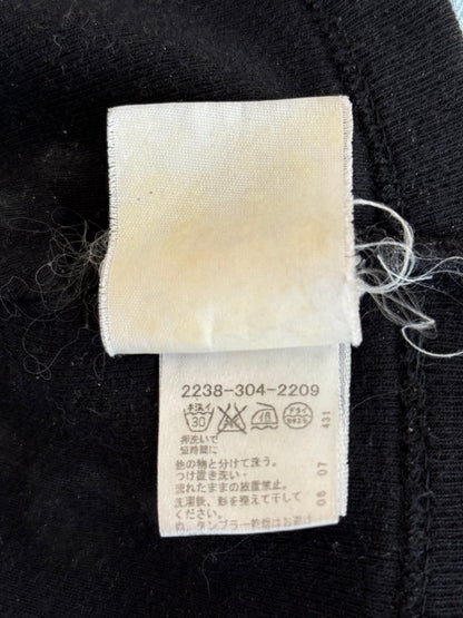 Chrome Hearts Black & White Embroidered Cross Logo Beanie