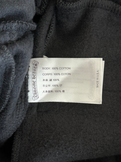 Chrome Hearts Black Floral Graphic Sweatpants
