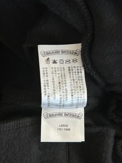Chrome Hearts Black Floral Graphic Sweatpants