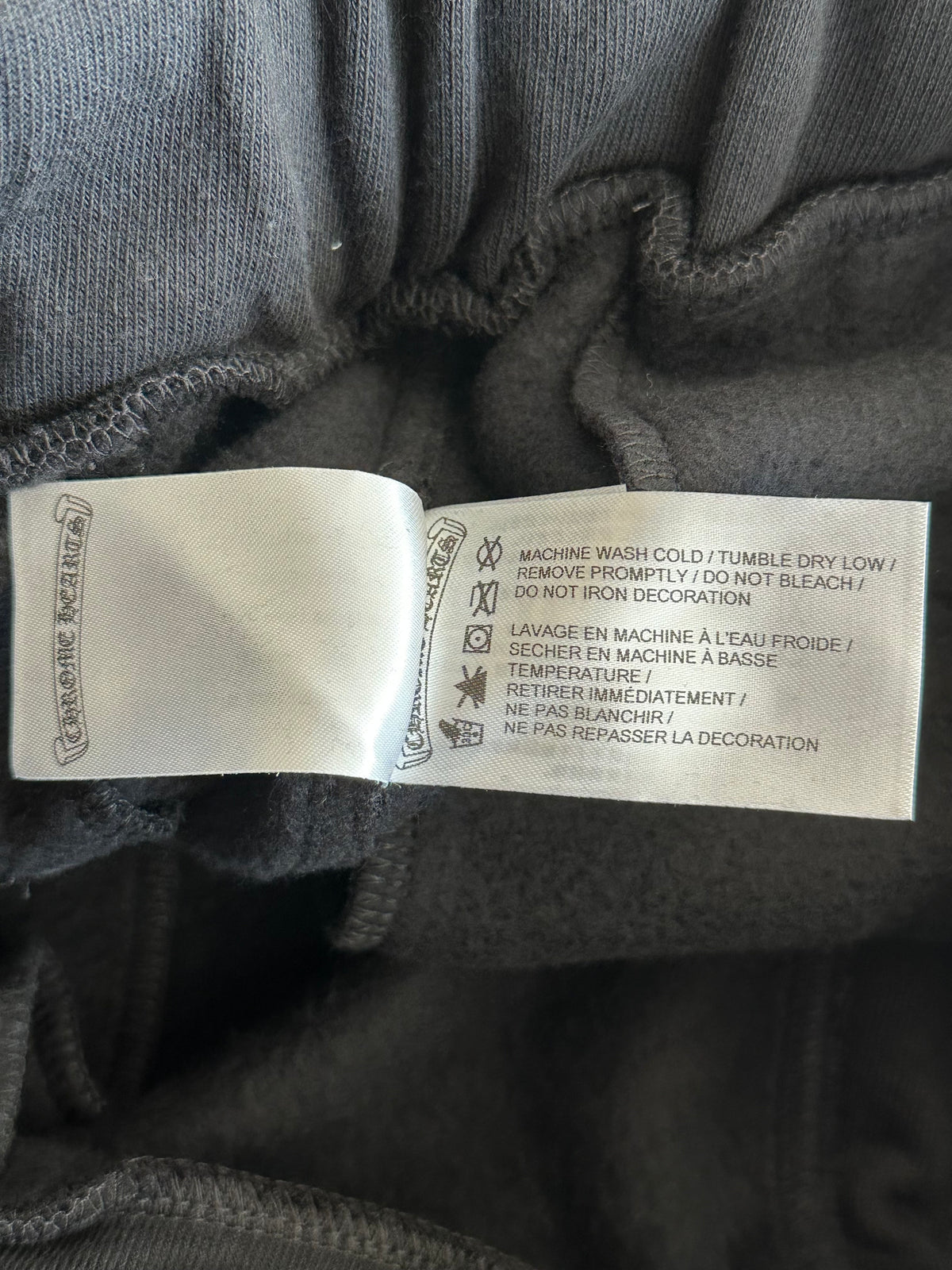 Chrome Hearts Black Floral Graphic Sweatpants