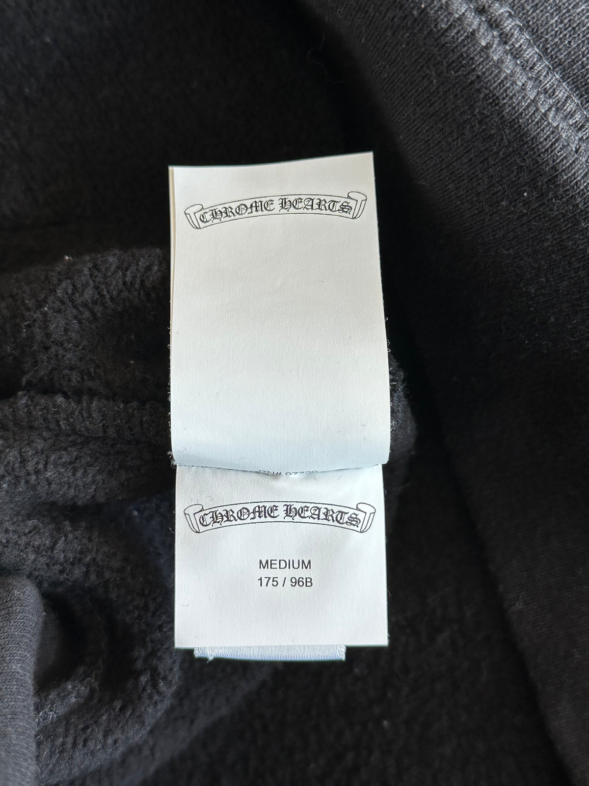 Chrome Hearts Black Triple Cross Patch Paper Jam Hoodie