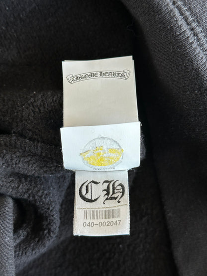 Chrome Hearts Black Triple Cross Patch Paper Jam Hoodie