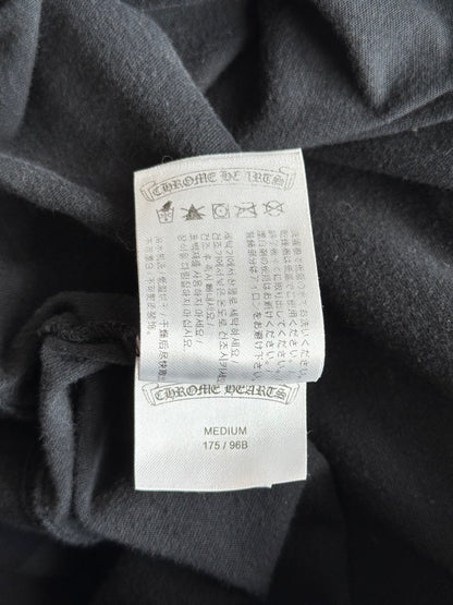 Chrome Hearts Black & White Cross Jacquard Horseshoe Logo T-Shirt