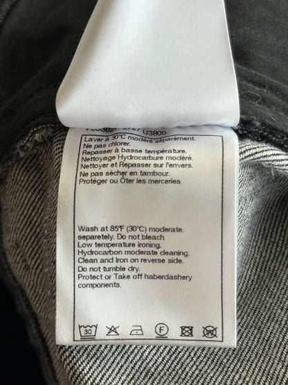 Chanel Faded Black & Multicolor Cartoon Graphic Women's Denim Jeans