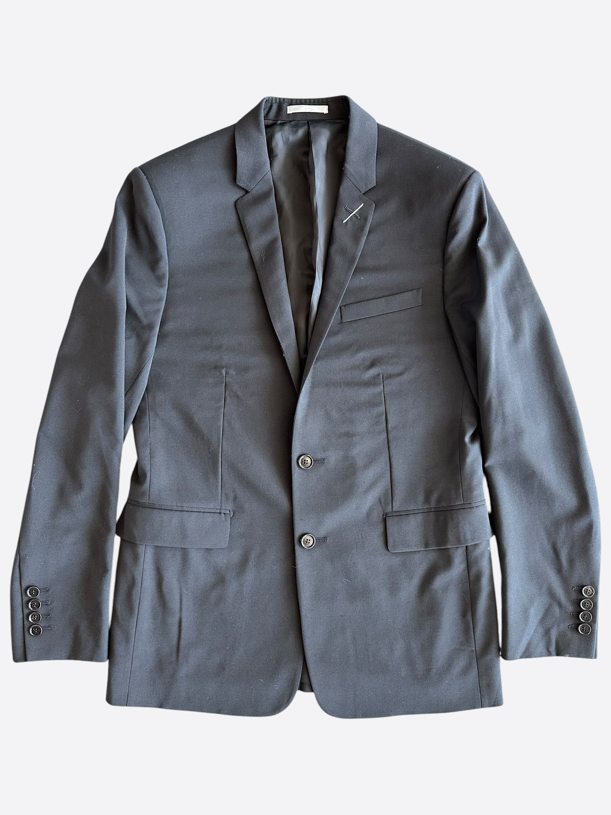 Dior Grey Wool Blazer Jacket