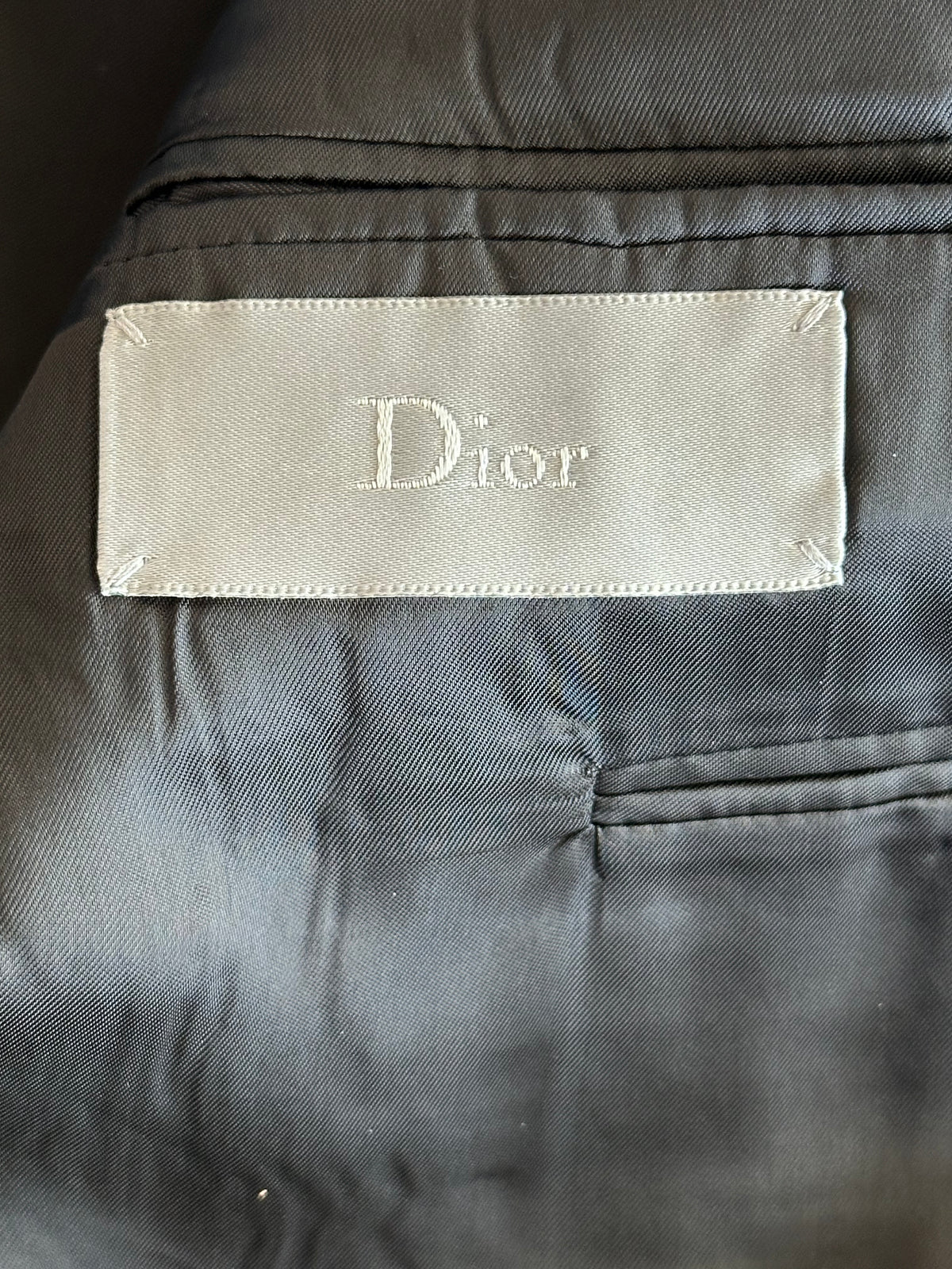 Dior Grey Wool Blazer Jacket
