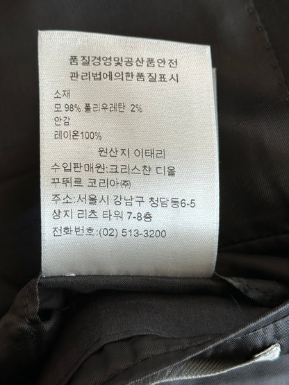 Dior Grey Wool Blazer Jacket