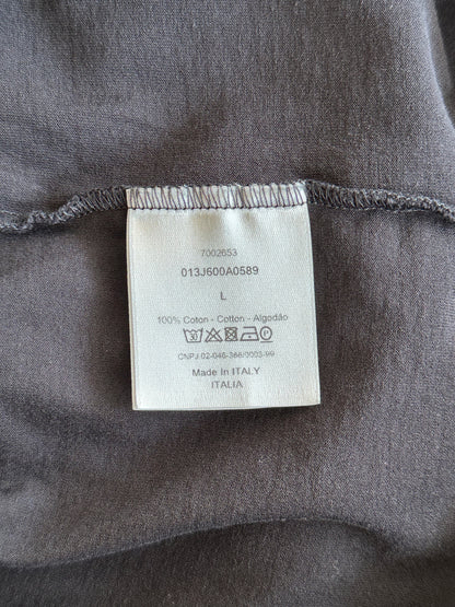 Dior Black CD Icon Embroidered T-Shirt